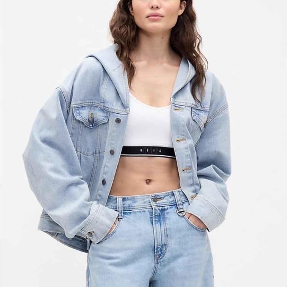 Light Blue Denim Jacket - Gap x Beis NWT
